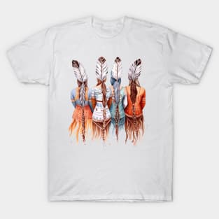 Native American Back Women #3 T-Shirt
